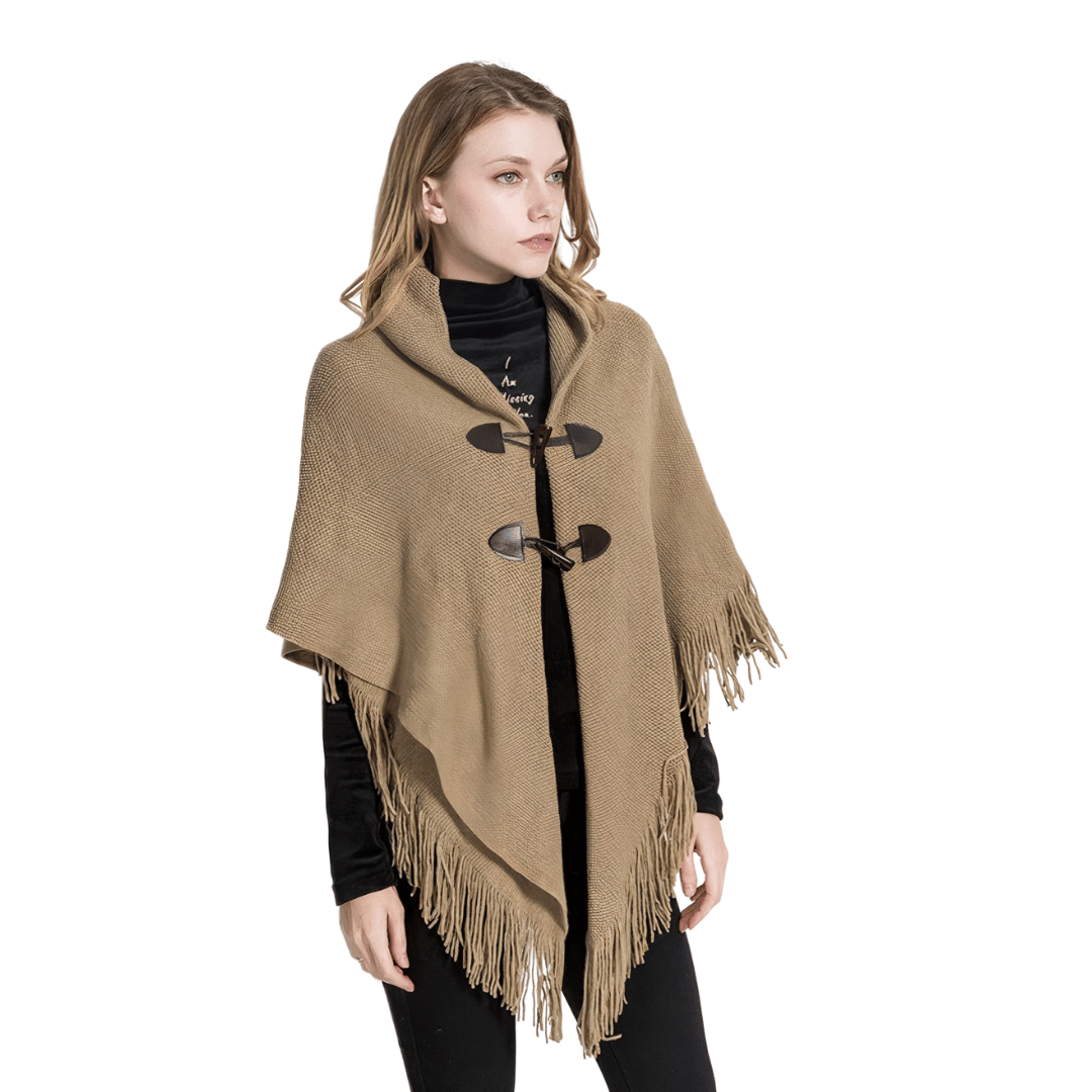 Poncho Franges Femme Poncho Cosy 5154