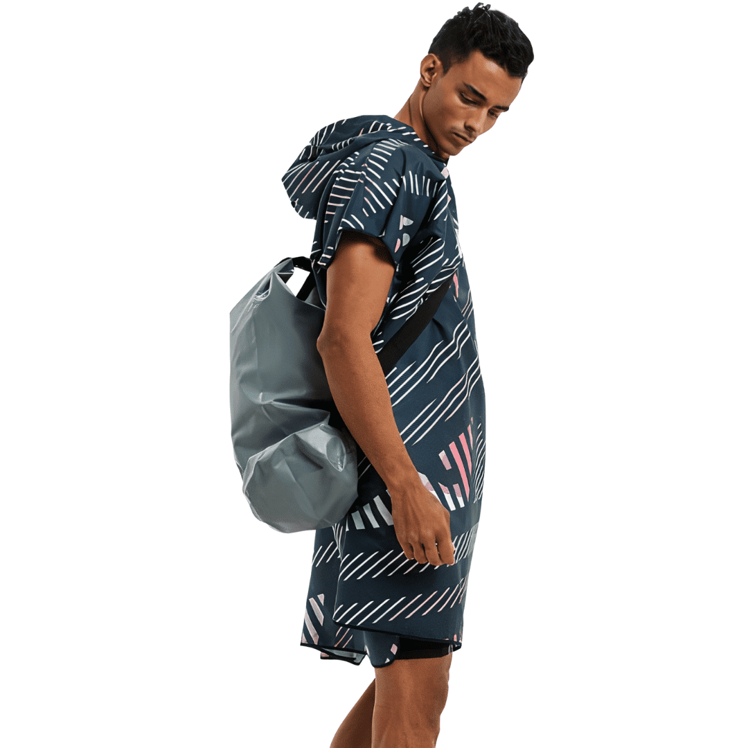 poncho homme plage