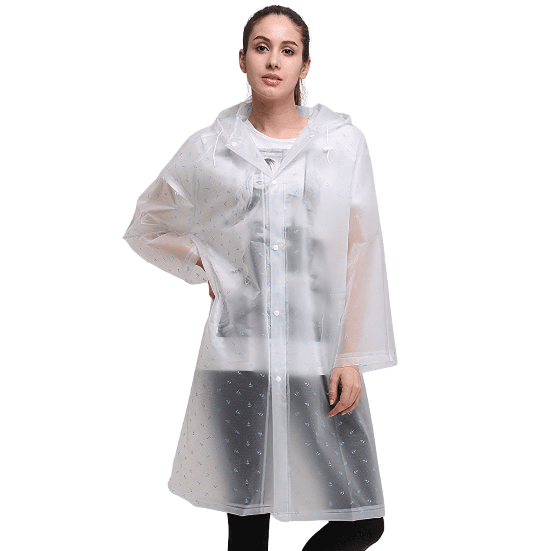 poncho pluie femme transparent