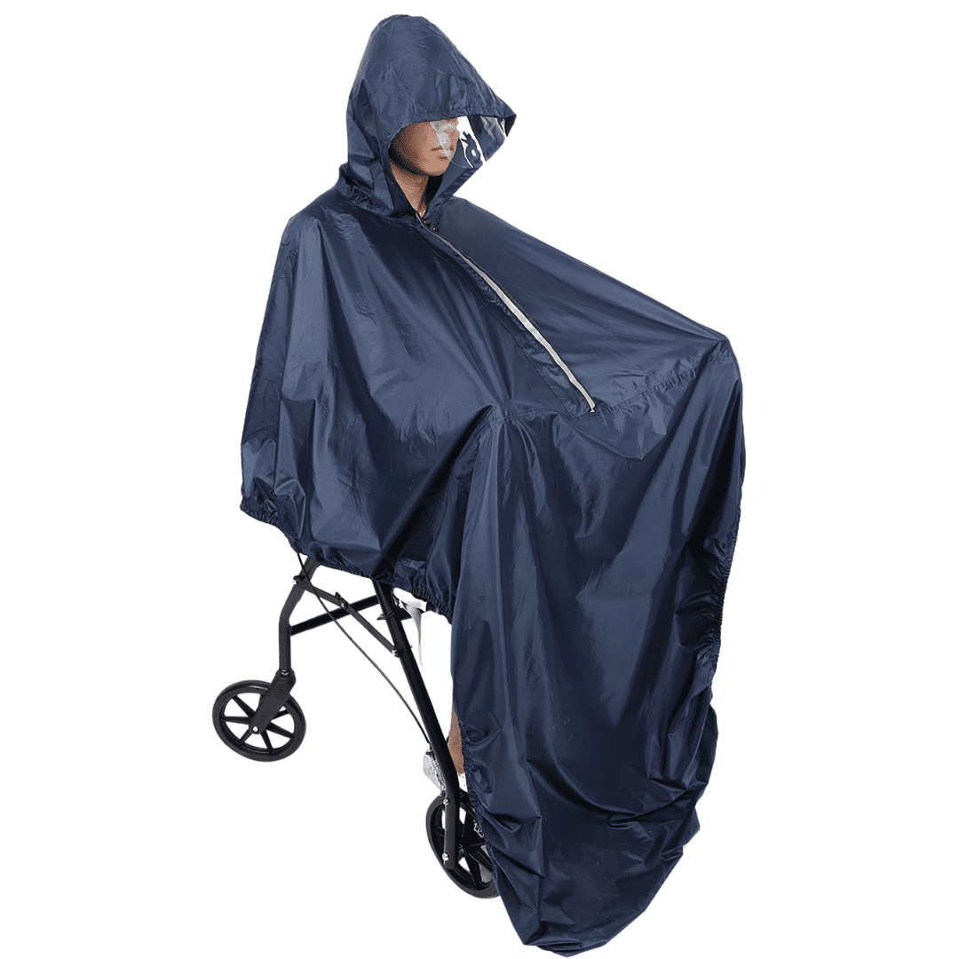 poncho pluie pour fauteuil roulant