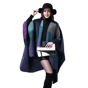 poncho femme hiver chic