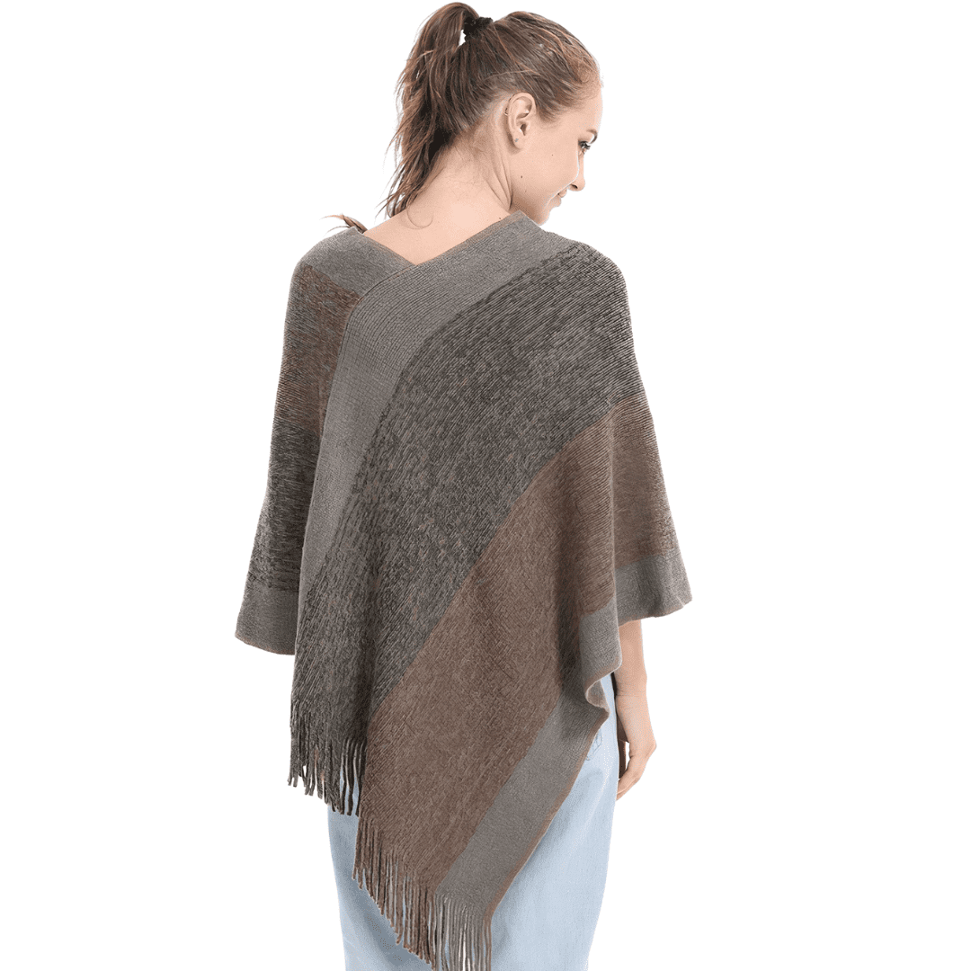 poncho forme pull femme