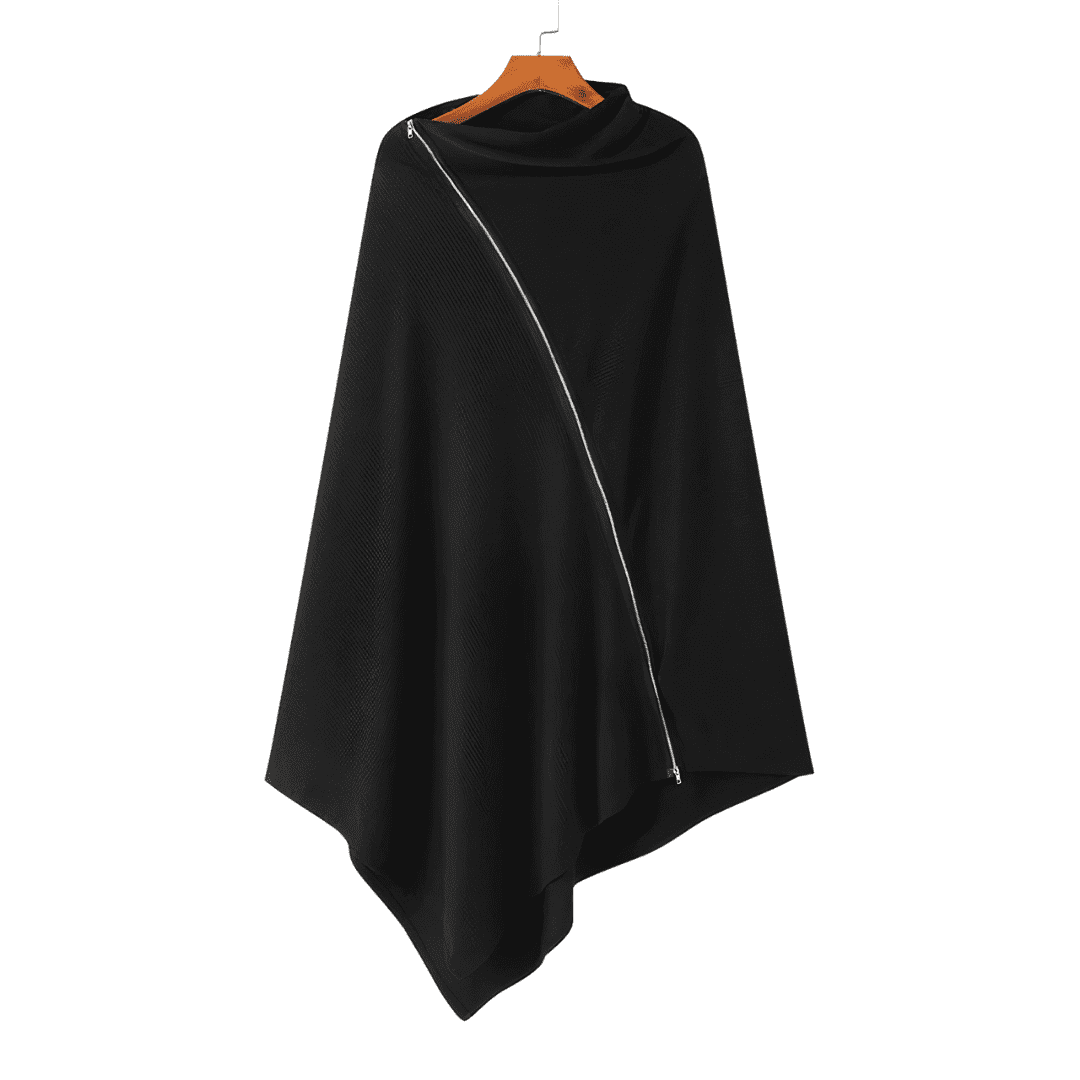poncho homme laine