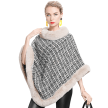 poncho pull femme hiver
