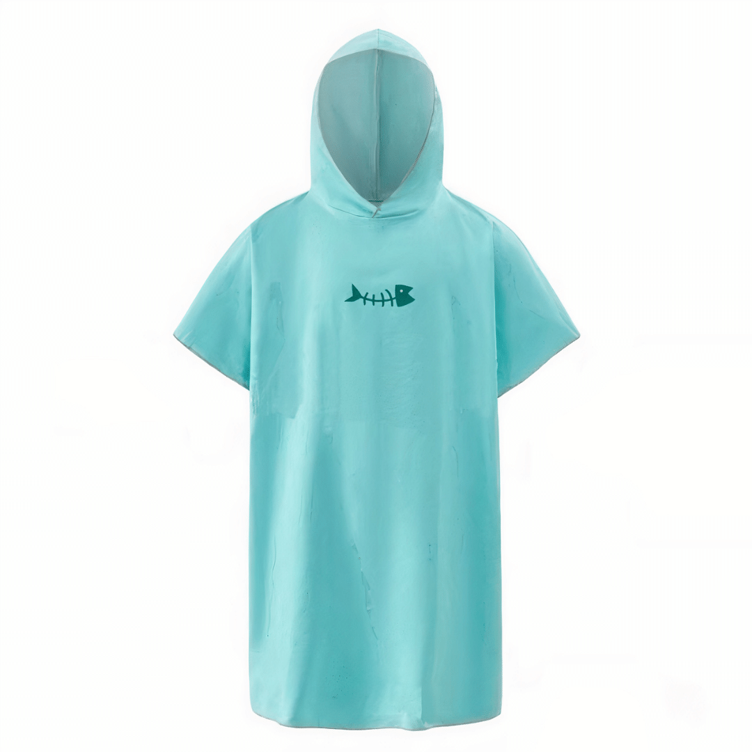 poncho surf turquoise