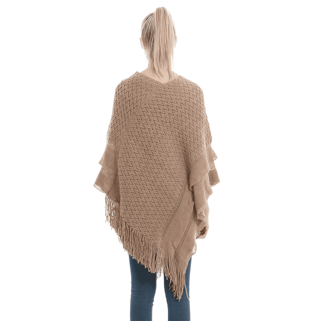pull long style poncho