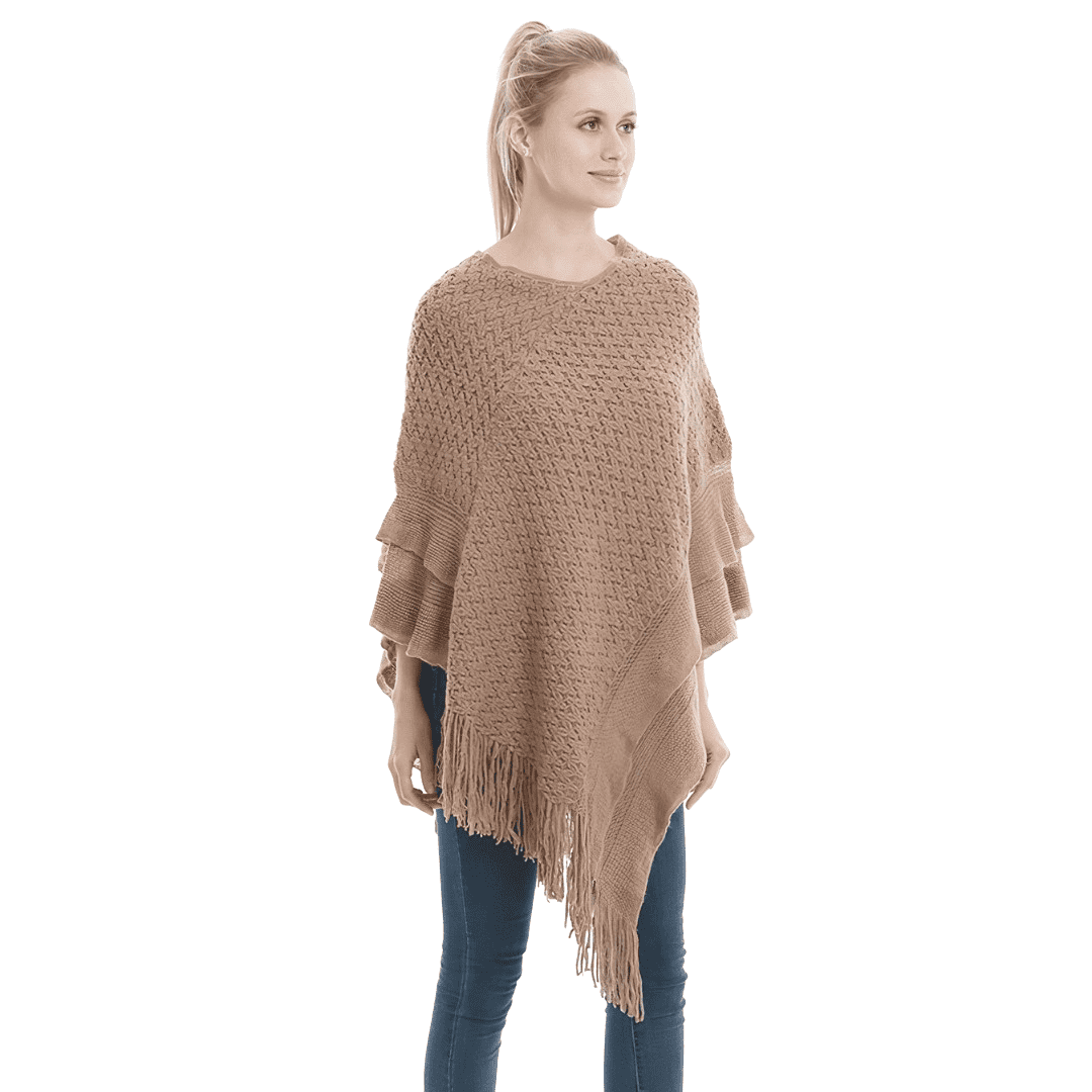pull style poncho femme